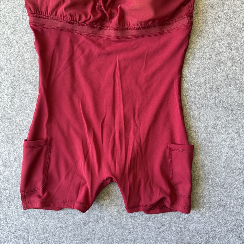 90 Degree by Reflex Courtside Utility Bra Dress Beet Red Womens M NWT - Picture 9 of 14